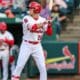JJ Wetherholt with Cardinals minor league team