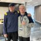 WVU Football punter recruit Jimmy Gregg and Rich Rodriguez