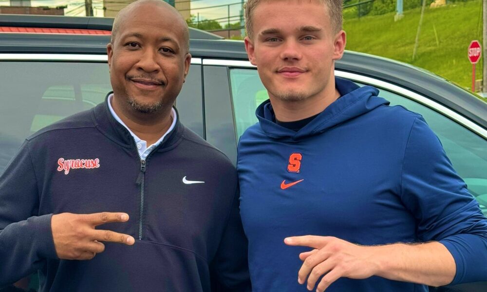 West Virginia native and Syracuse punter commit Jimmy Gregg