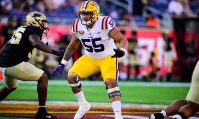 LSU transfer DL Kimo Makane’ole visting WVU Football