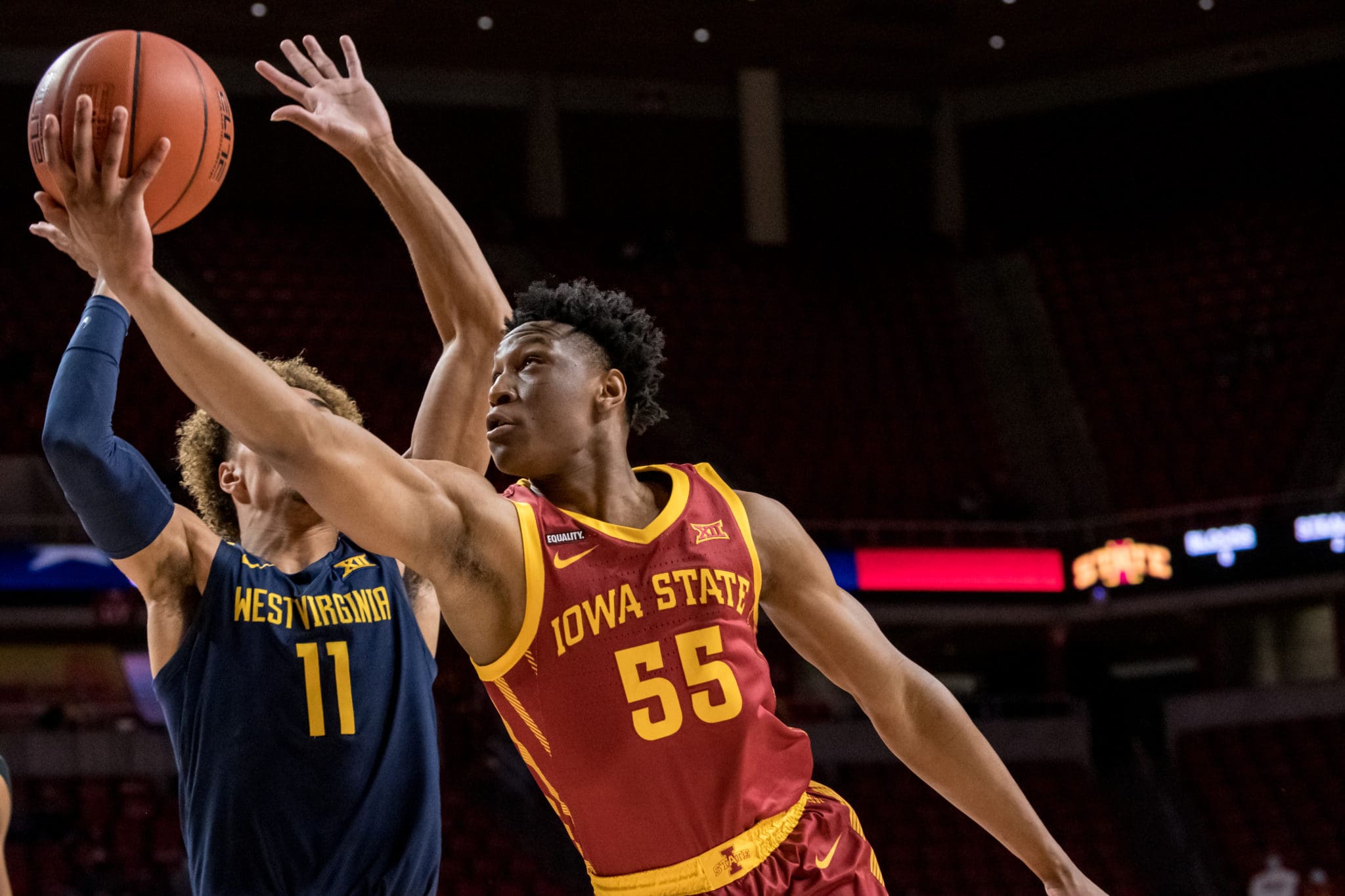 WVU Basketball against Iowa State