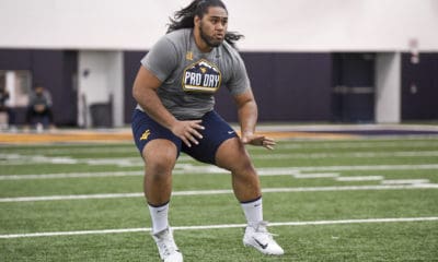 WVU Football OL Michael Brown at Pro Day