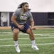 WVU Football OL Michael Brown at Pro Day