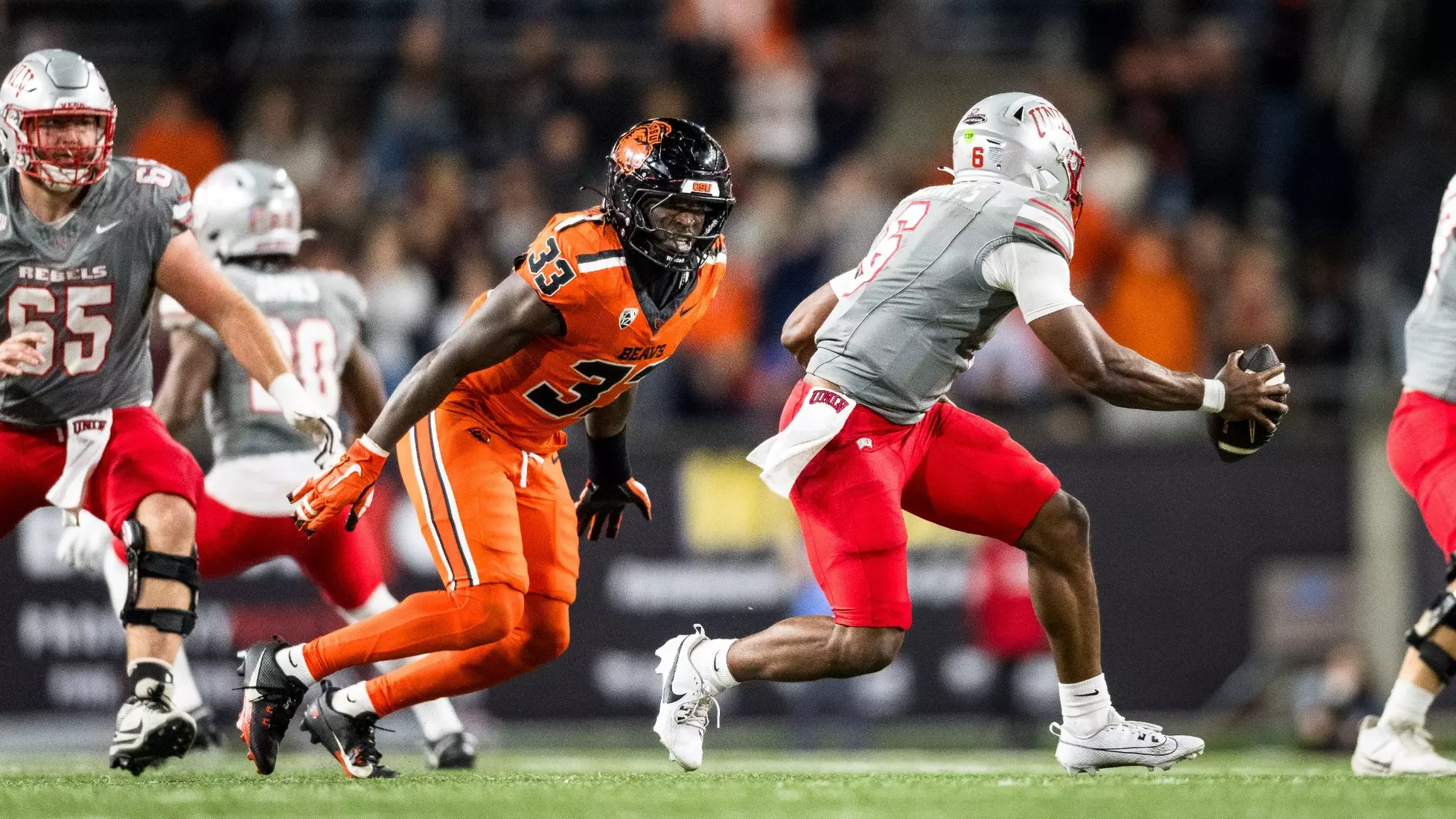 WVU target Olu Omotosho with Oregon State
