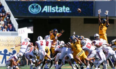 WVU Football Brandon Siders deflects pass against RMU