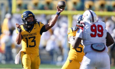 WVU Football QB Jaylen Henderson against RMU