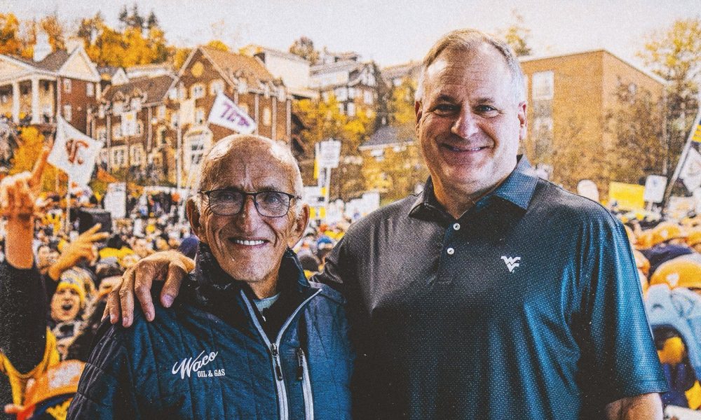 Rich Rodriguez and Ike Morris