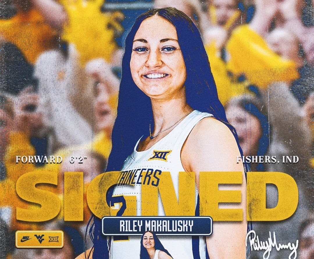 WVU Women's Basketball Riley Makalusky