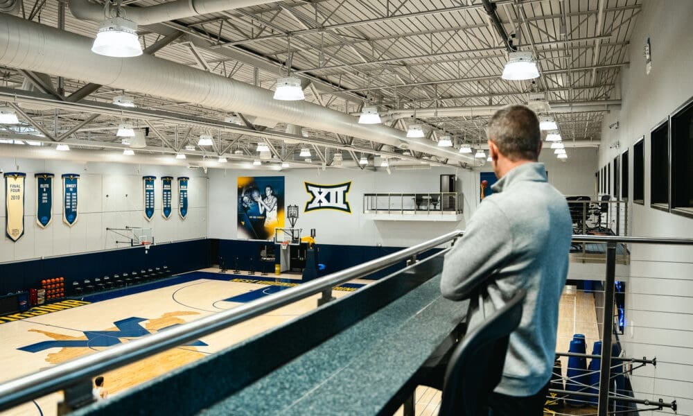 Ross Hodge at WVU Basketball Practice Facility