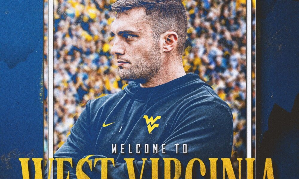 WVU Football WR coach Ryan Garrett