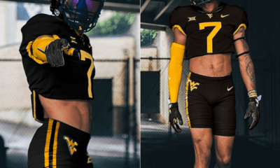 Black WVU football uniforms