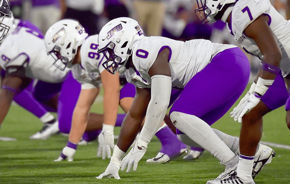 Isaac Ukwu with JMU