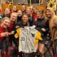 ISU Softball with WVU Baseball signed jersey