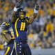 Bruce Irvin with WVU