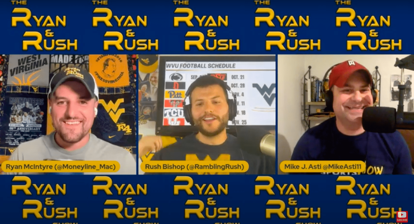 Mike Asti talks WVU football on Ryan & Rush Show