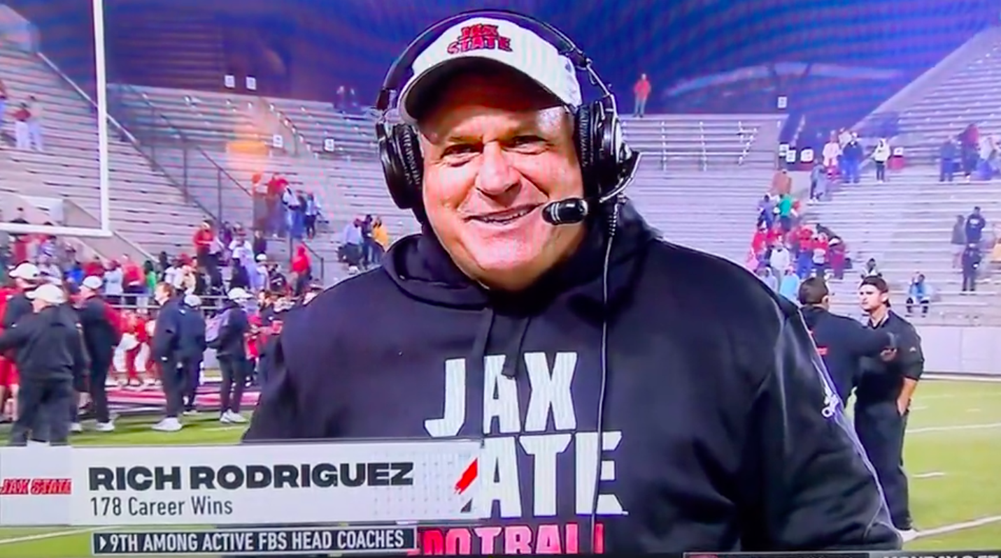 Rich Rodriguez with Jacksonville State