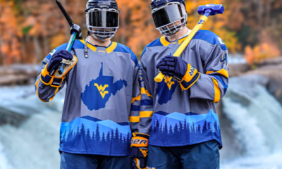WVU Hockey new alternate uniforms