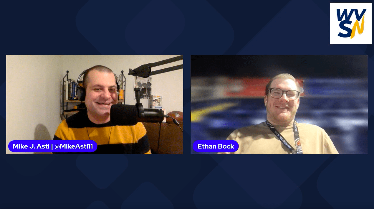 Mike Asti and Ethan Bock on WVU basketball postgame show