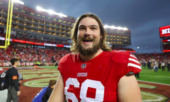 Colton McKivitz with 49ers