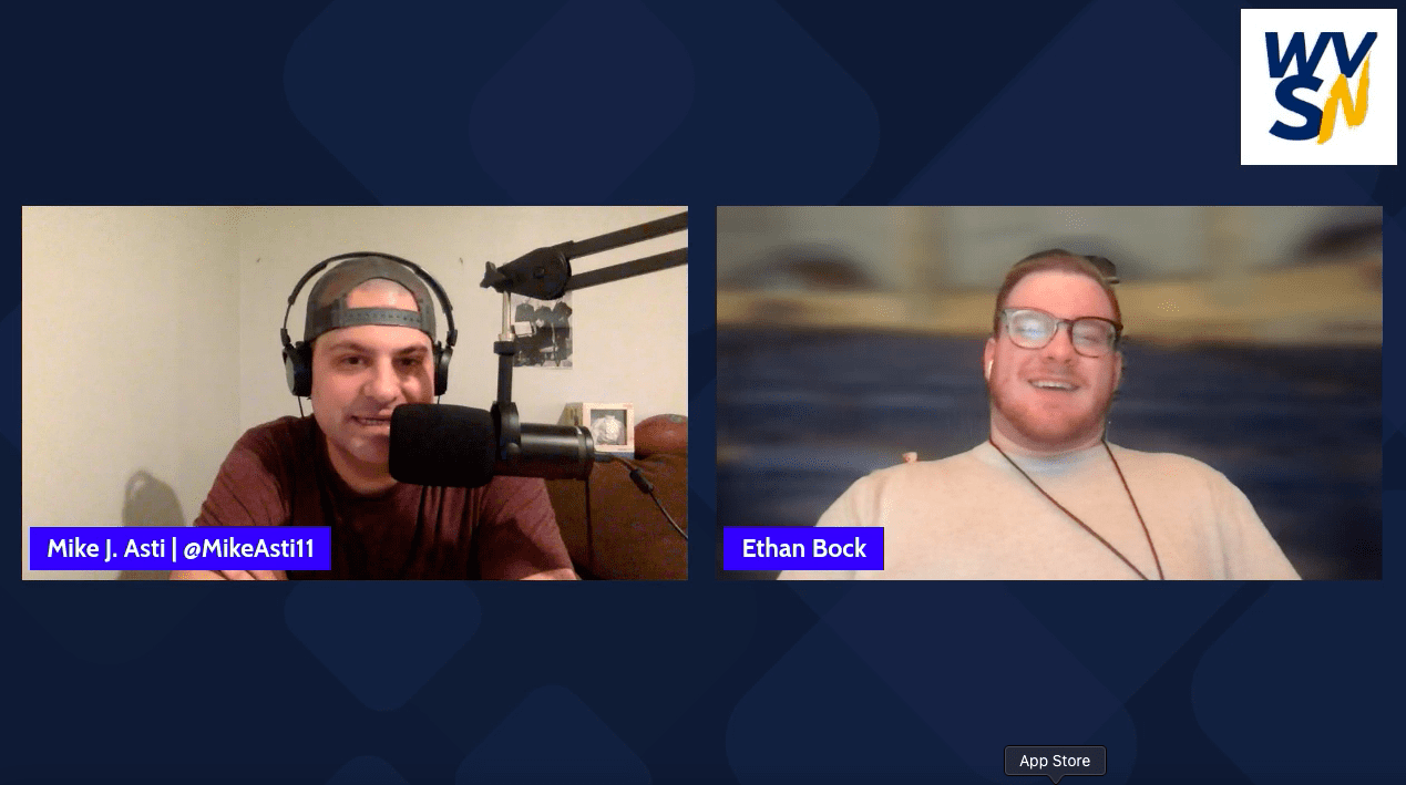 Mike Asti and Ethan Bock on WVU postgame show
