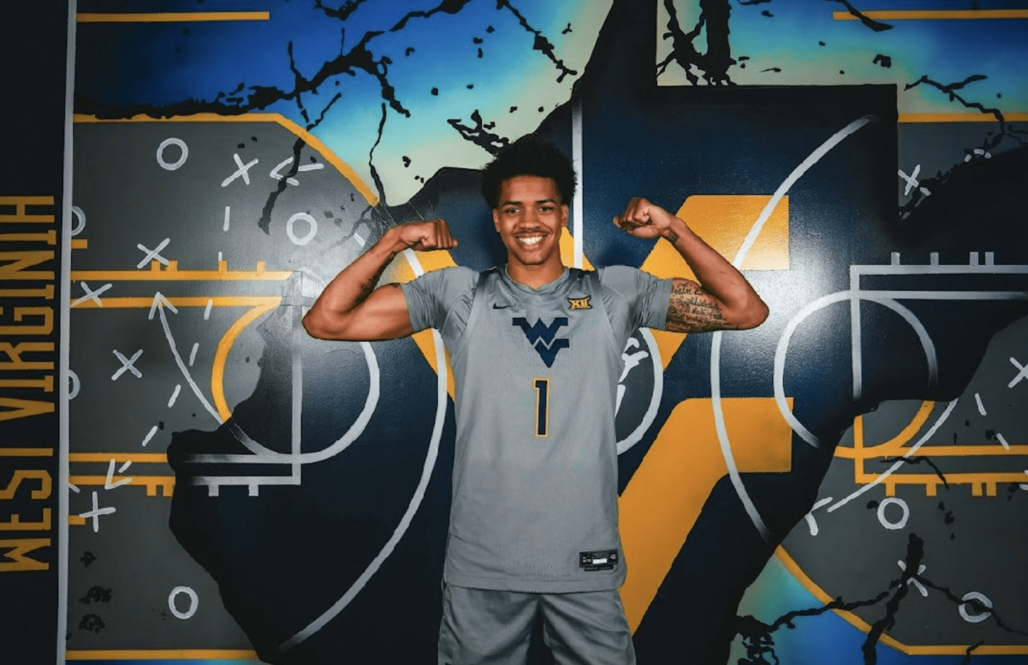 WVU Basketball guard Jonathan Powell