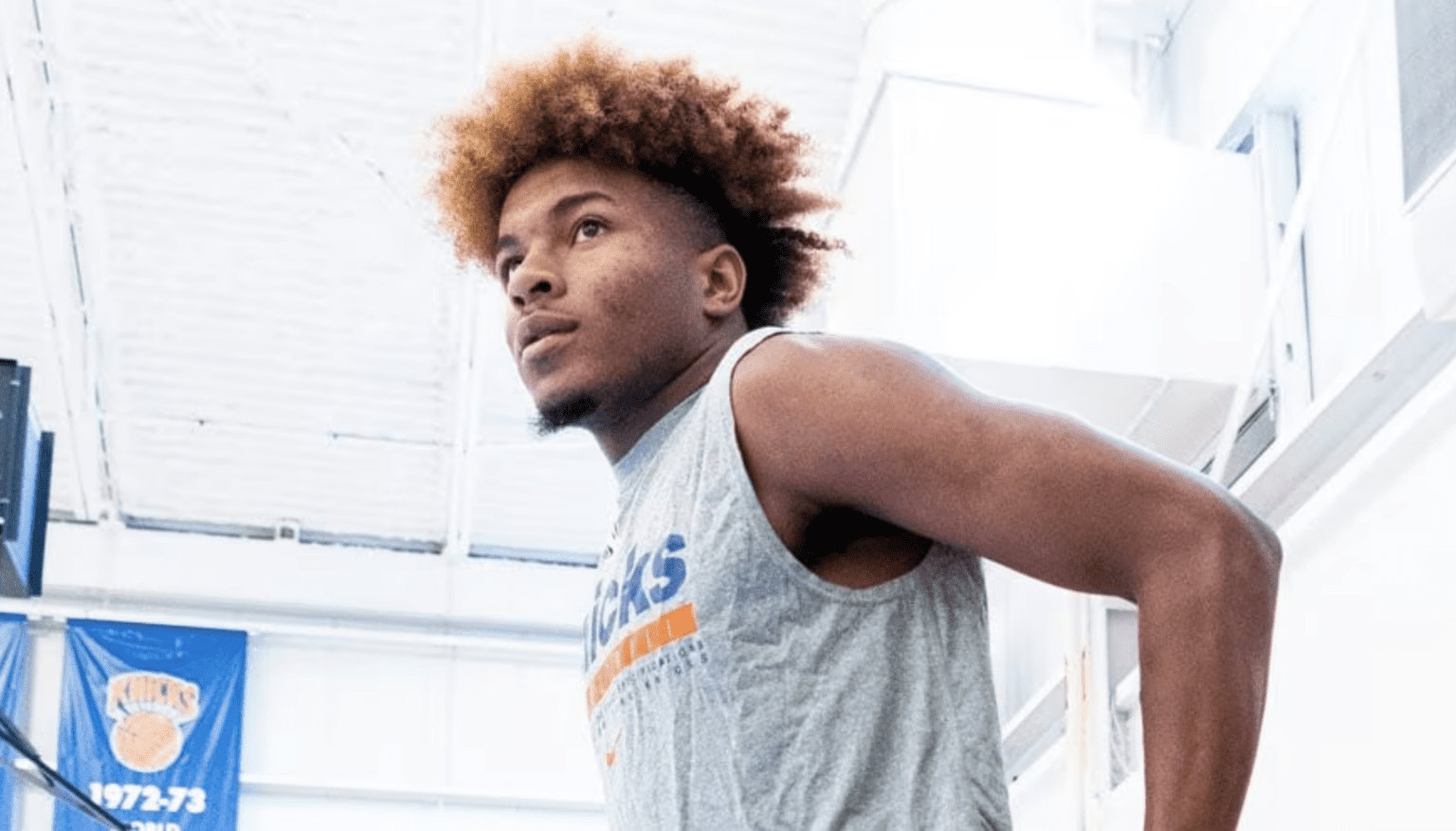 Miles McBride with Knicks