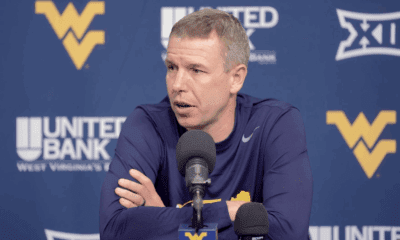 WVU Basketball HC Ross Hodge Speaks at a press conference on Sept. 25