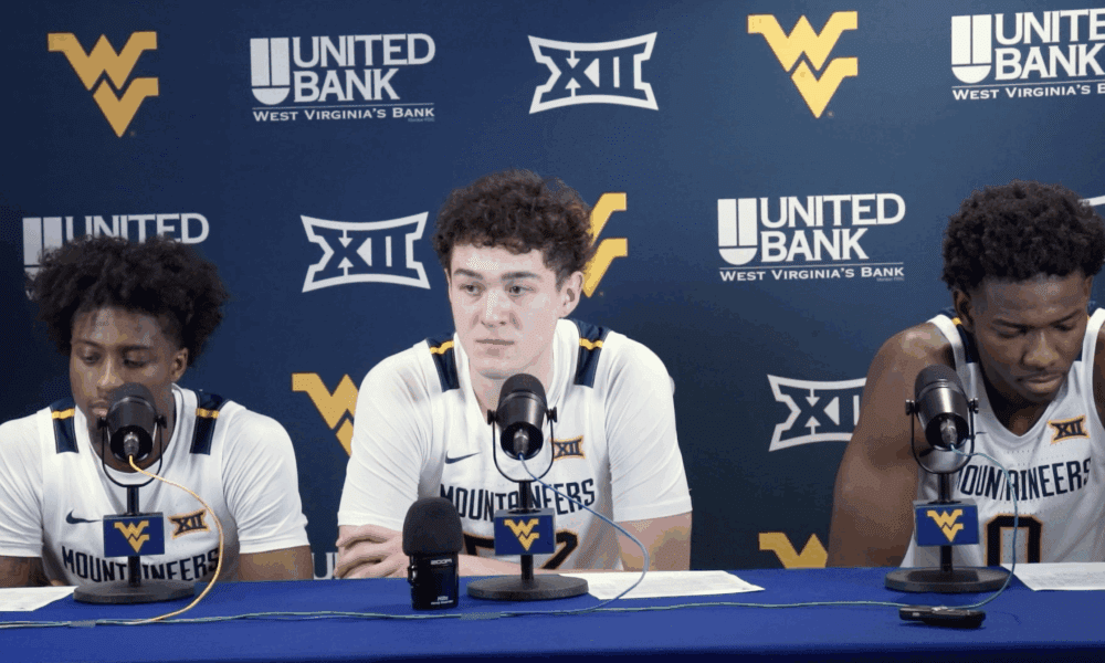 WVU Press conference Campbell