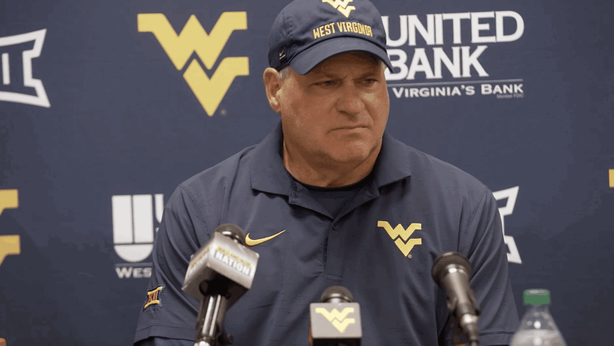 WVU Football HC Rich Rodriguez angry press conference