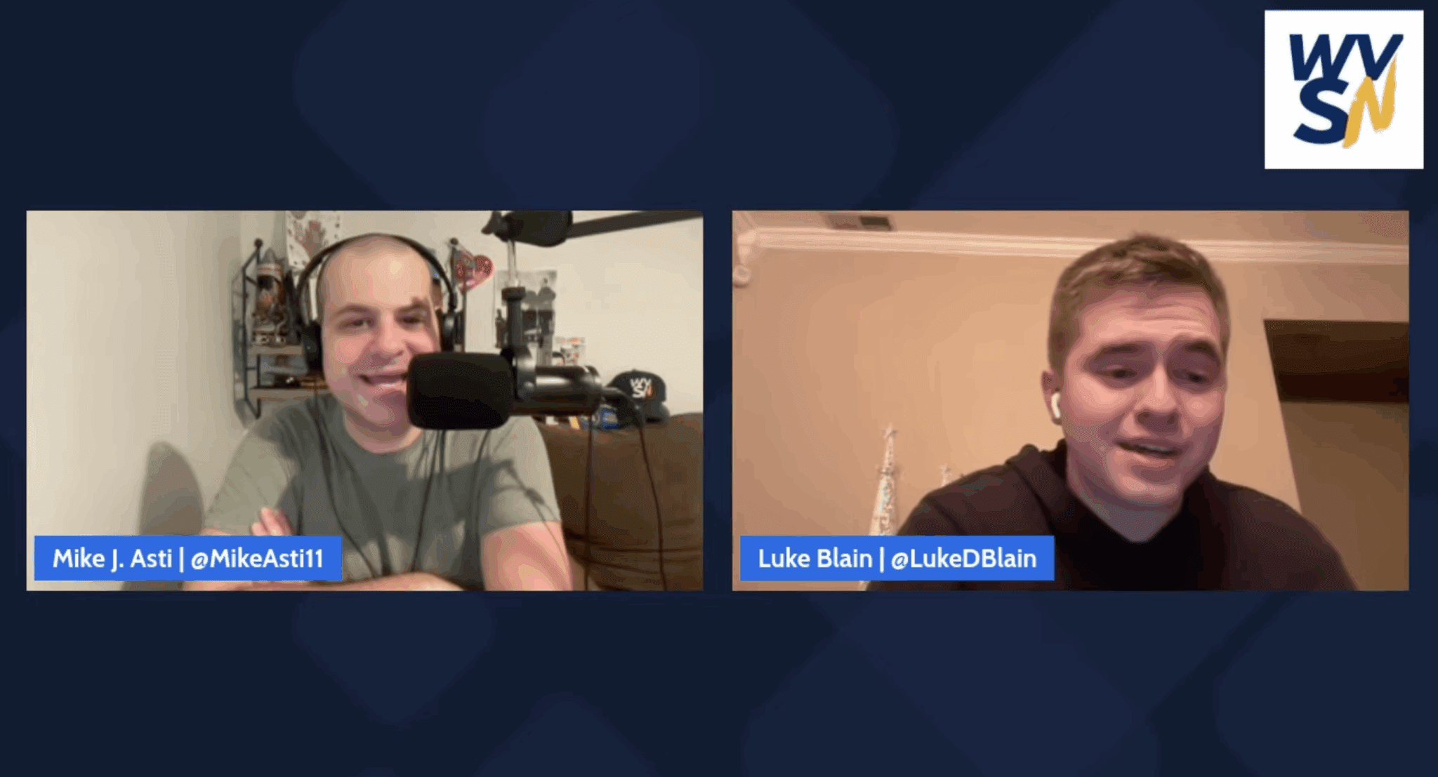 Mike Asti and Luke Blain on WVU Basketball Postgame Show