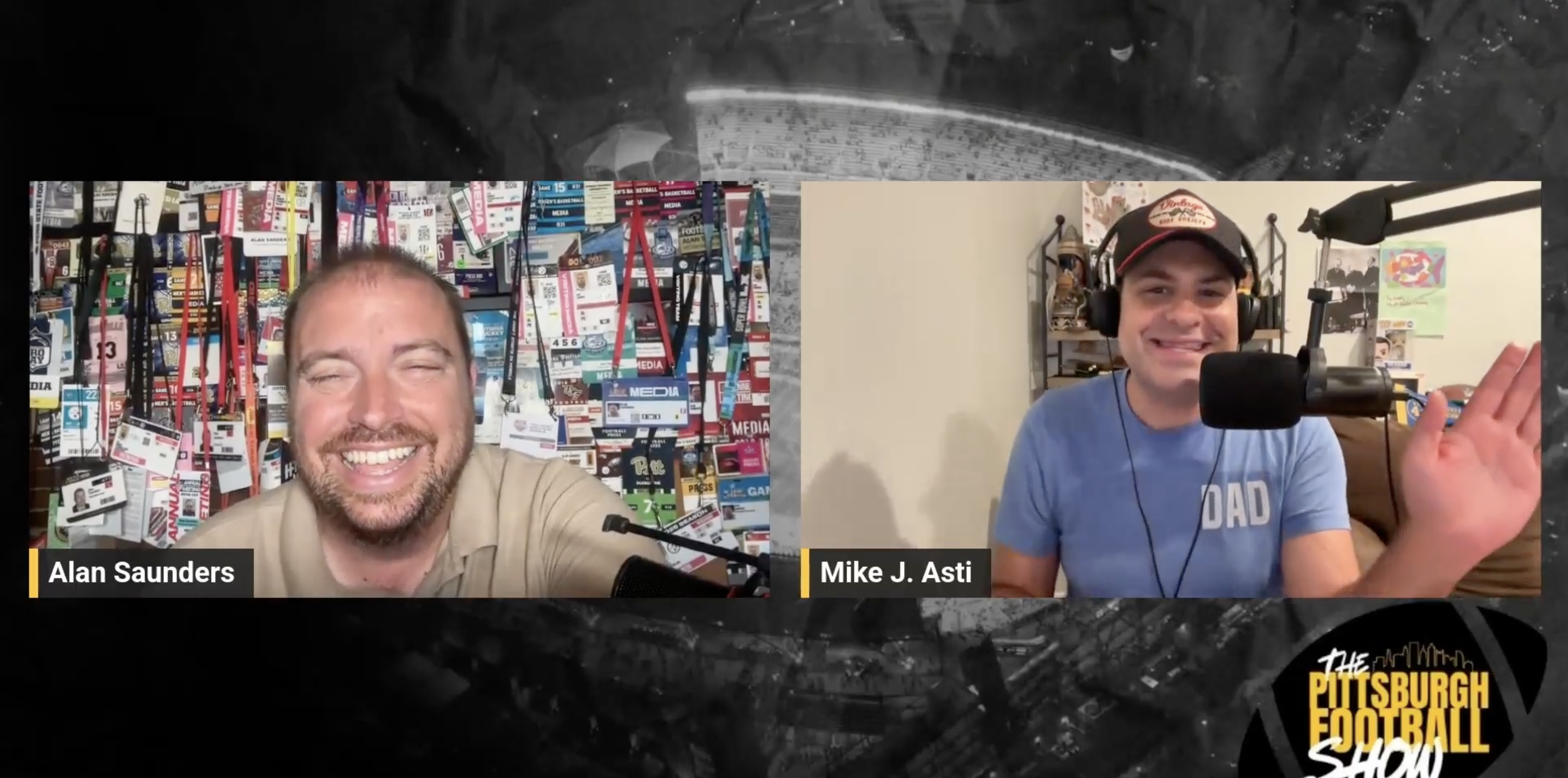 Mike Asti and Alan Saunders on Pittsburgh Football Show