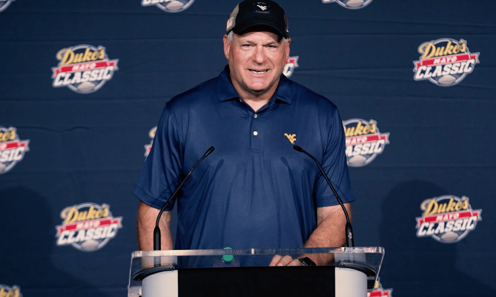 WVU Football HC Rich Rodriguez