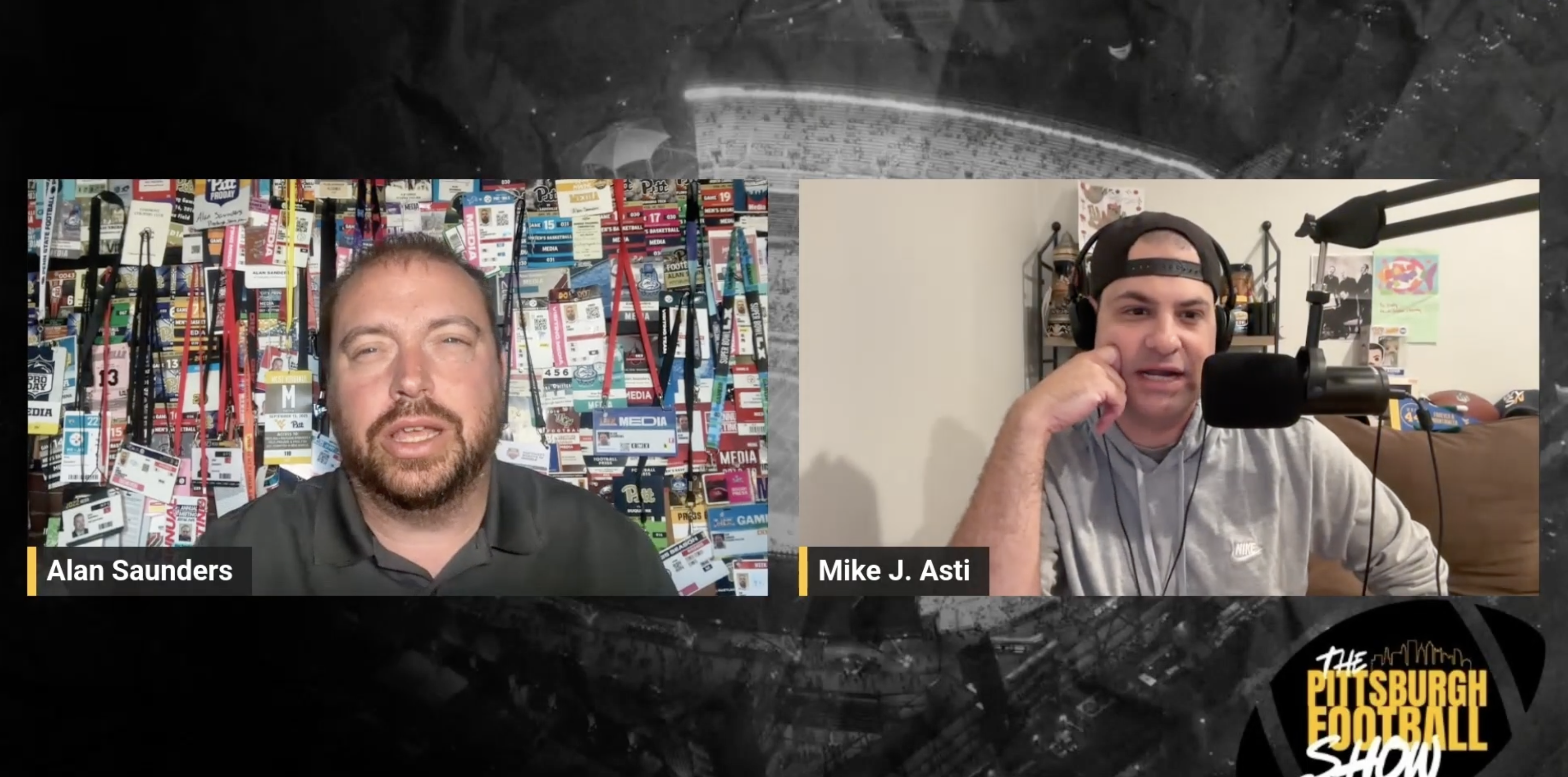 Mike Asti and Alan Saunders on Pittsburgh Football Show