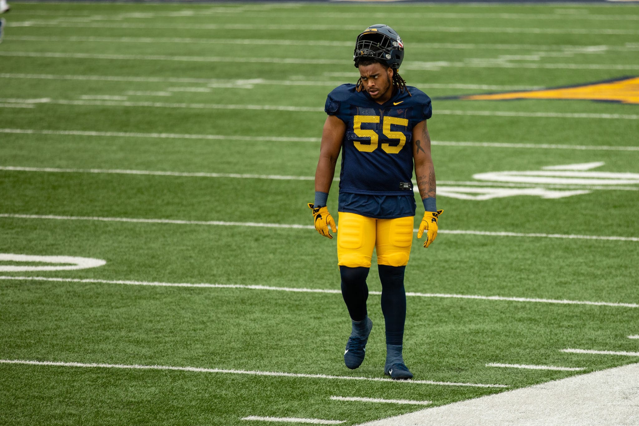 Dante Stills at practice