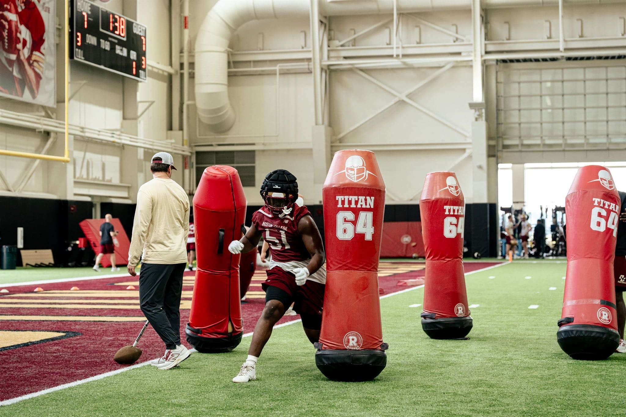 WVU Football DL target Sterling Sanders with Boston College