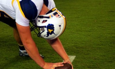 WVU Football long snapper Austin Brinkman