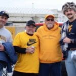 WVU fans tailgate ahead of the Duke's Mayo Bowl against North Carolina on Wednesday, Dec. 27, 2023 in Charlotte, N.C. (Mitchell Northam / WV Sports Now)