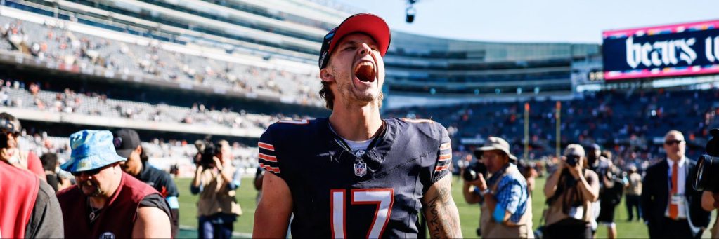 Tyson Bagent after Bears win