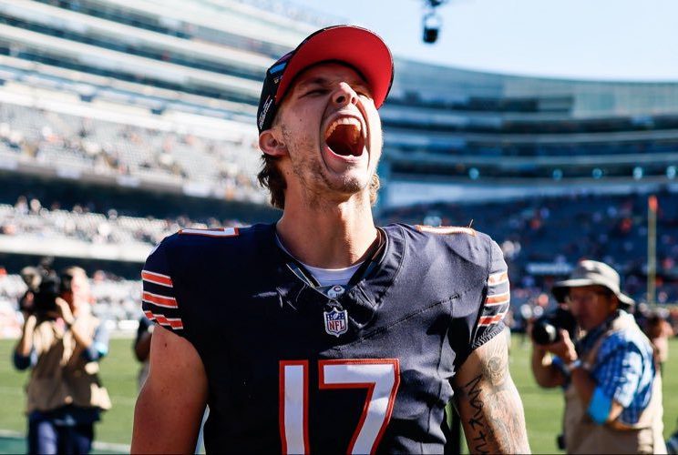 Tyson Bagent after Bears win