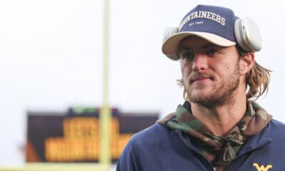 WVU Football QB Garrett Greene with hat