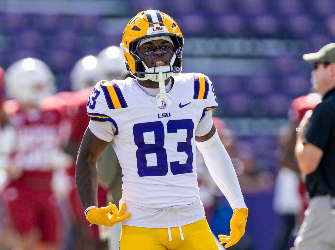 WVU Football WR target TaRon Francis with LSU