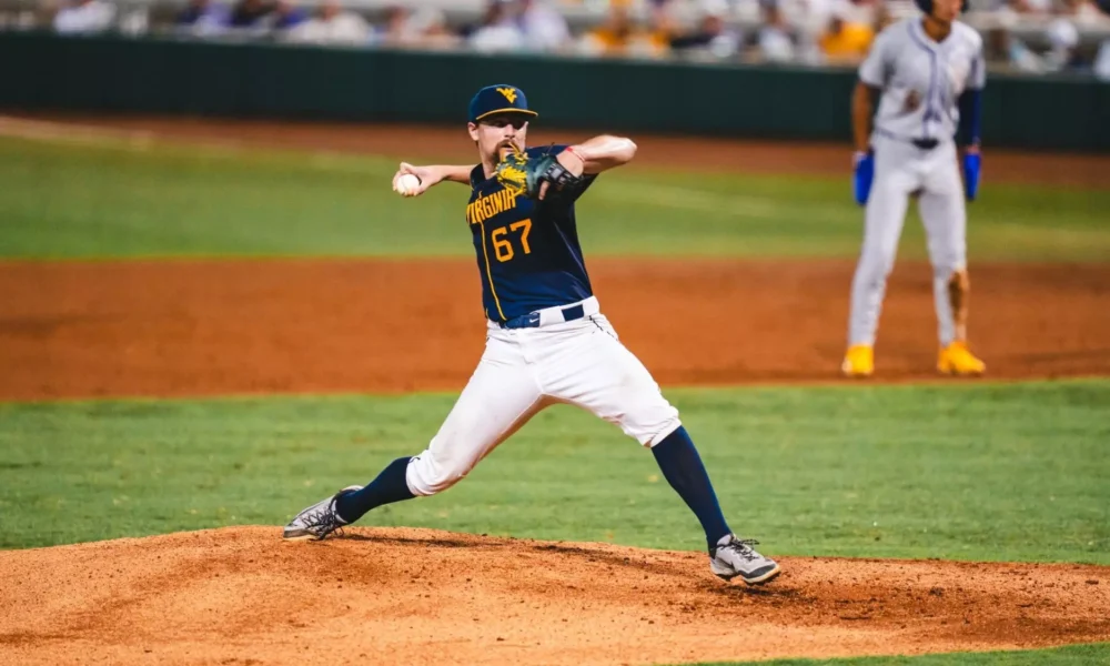 WVU Baseball Pitcher Jack Kartsonas