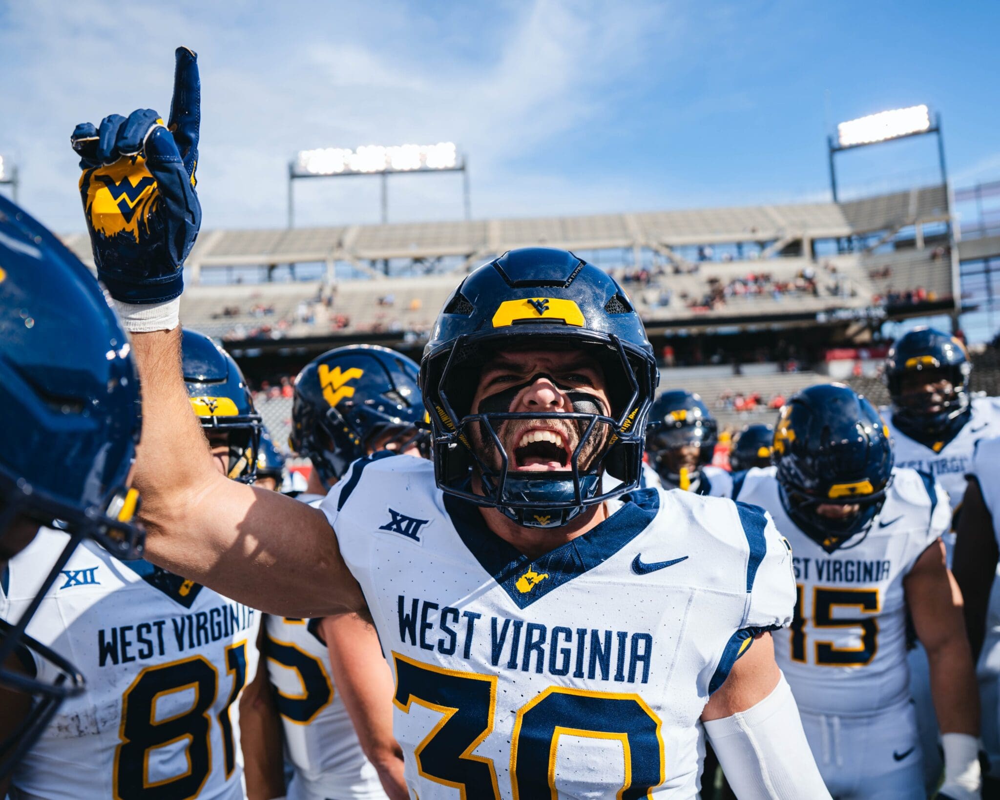 WVU Football Chase Wilson motivating defense
