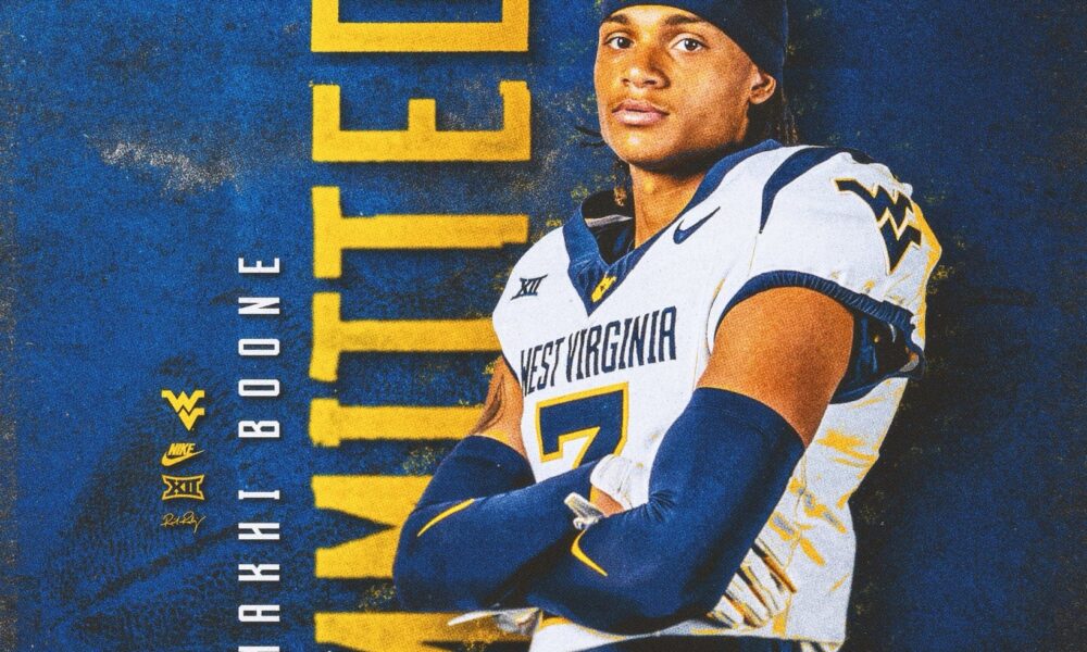 WVU Football DB Makhi Boone
