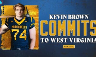 WVU Football OL commit Kevin Brown graphic