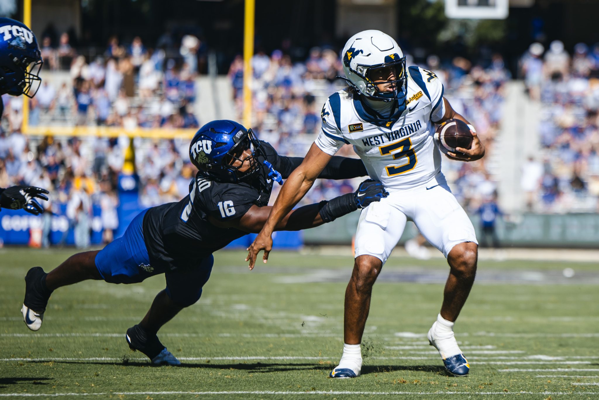 WVU Football QB Mike Hawkins at TCU