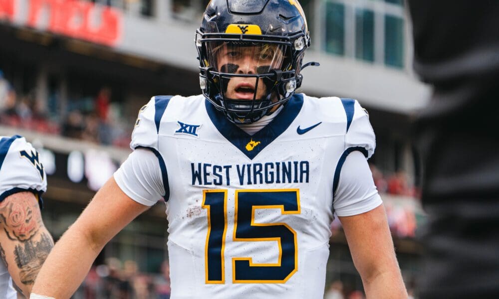 WVU Football QB Scotty Fox touchdwon at Houston