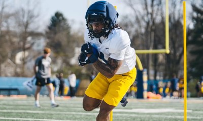 WVU Football RB Cam Cook at practice