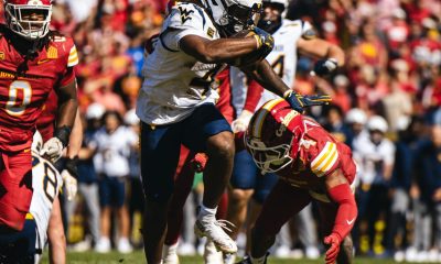 WVU Football RB Cam Cook against Iowa State