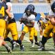 WVU Football RB Cam Cook in scrimmage